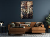 Graffiti Face - Glass Wall Art